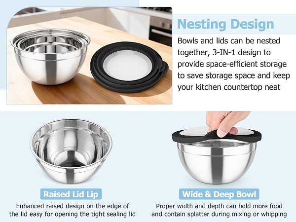 Stainless Steel mixing bowls