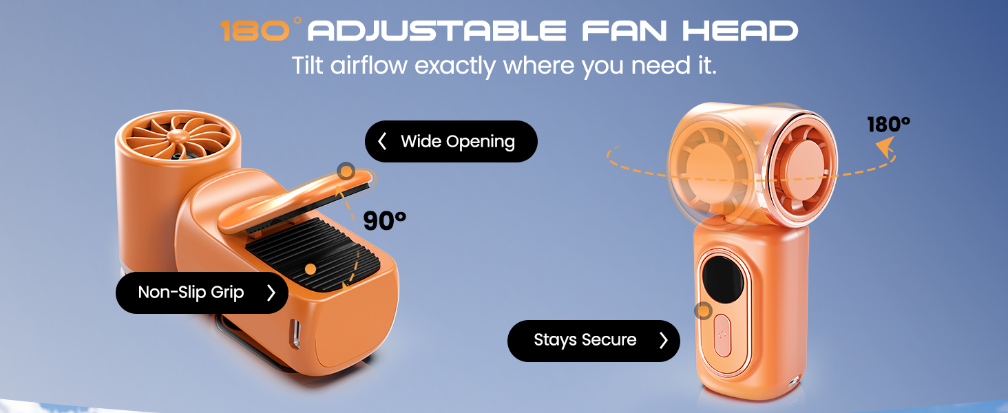 Clip-On Portable Fan