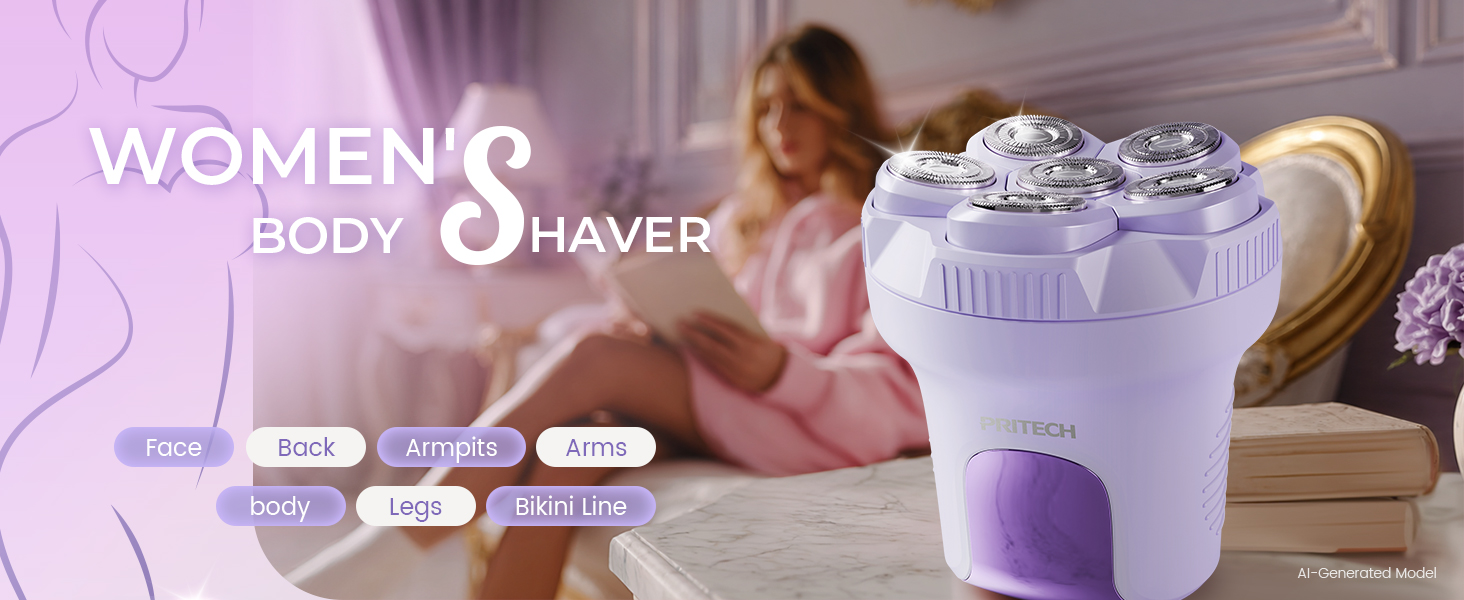 Waterproof Electric Razors for Women