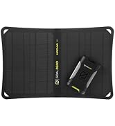 Goal Zero Venture 35 Portable Charger Power Bank with Nomad 10 Solar Panel Kit 9600mAH 18W USB-C ...