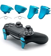 TOMSIN Replacement Triggers for PS4 Slim/ PS4 Pro Controller, Aluminum Metal L1 R1 L2 R2 Trigger ...