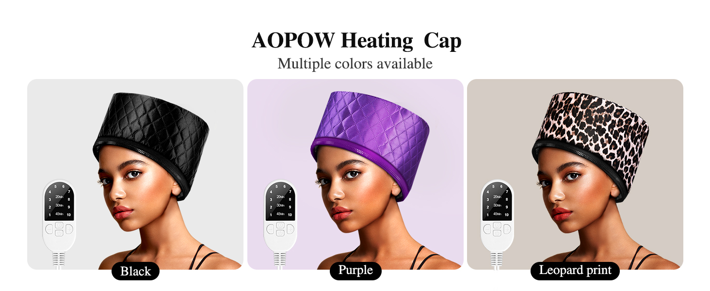 Heated Electric Thermal Steamer Cap