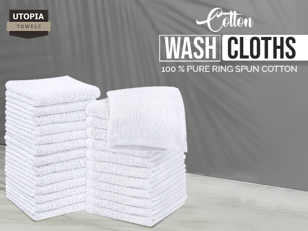 cotton washcloths white washcloths 24 pack washcloths face cloths white washcloth