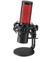 HyperX QuadCast 2 – USB Microphone for Gaming, Streaming and Podcasting, with On-Board Controls, ...