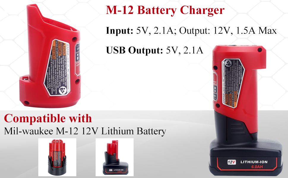 Compatible with Milwaukee Battery Adapter ITEM