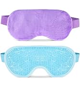 Heated Eye Mask, Warm Eye Compress Mask for Dry Eyes,Moist Heat Eye Compress Hot Therapy Mask Rel...