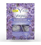 Vagisil Scentsitive Scents On-The-Go Feminine Cleansing Wipes, pH Balanced, Lavender Wildflower, ...