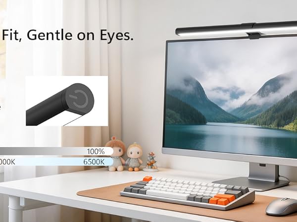 Monitor Light Bar, Computer Monitor Lamp for Home Office Gaming
