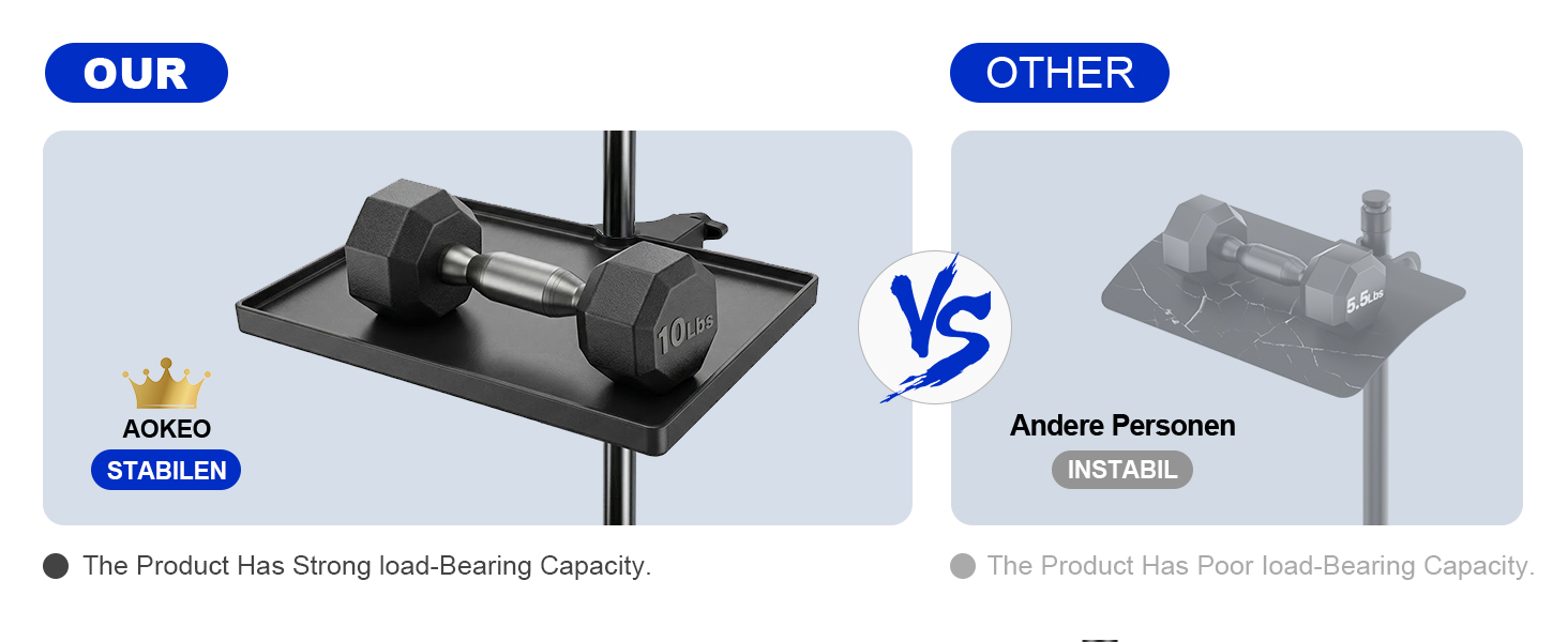 Microphone Stand Tray
