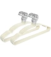 TOPIA HANGER Non-Slip Plastic Hanger, Adult Space Saving Metal & Plastic Coating Clothes Hangers,...