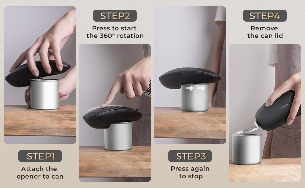 4 easy steps to open any sizes can