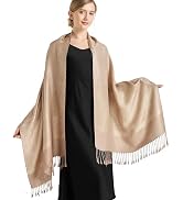 vimate Silky Paisley Pashmina Shawl Scarf-Women's Soft Double-side Jacquard Pashminas Wrap for Ev...