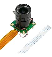 Arducam Raspberry Pi HQ Camera, 12.3MP IMX477 Camera Module with CS-Mount Lens, Automatic IR-Cut ...