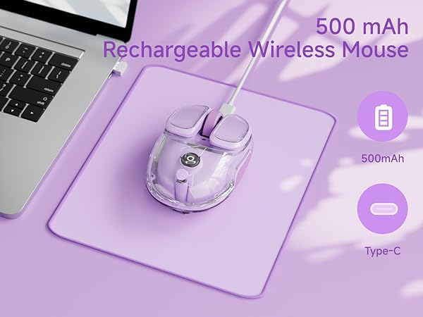 500 mAh Rechargeble