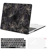 MOSISO Compatible with MacBook Air 13 inch Case 2024 2023 2022 M3 A3113 M2 A2681 Touch ID, Plasti...
