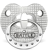 Battle Sports Binky Oxygen Football Mouthguard - Detachable Strap, Maximum Breathability, Works w...