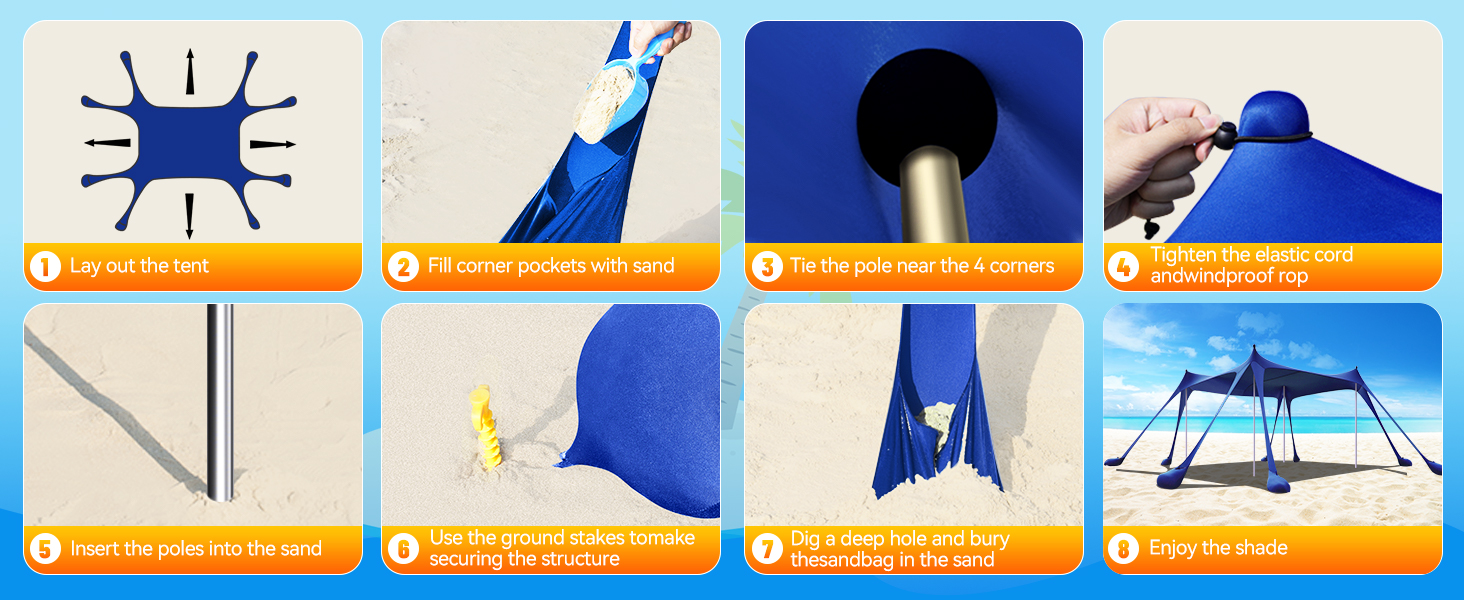 tent for beach