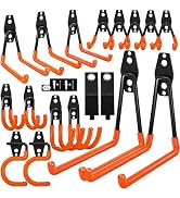 Kodreat 18 Pack Garage Hooks Heavy Duty - Anti-Slip Coating, Garage Storage Hooks for Hanging Bik...