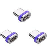 16PIN USB C Magnetic Charging Cable Adapter Type C Tips Connector 180 Degree Rotate, USB Charging...