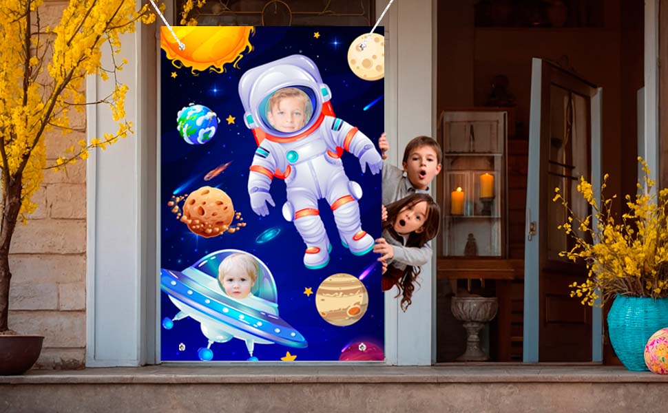 space theme backdrop