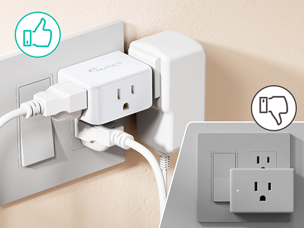 conpact outlet extender doesn't block off switches