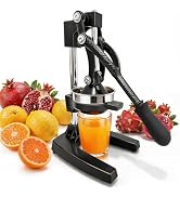 IMGROSE Cast Iron Juicer,Manual Juicer Hand Press,Orange Lemon Squeezer,Heavy Duty Manual Juicer,...