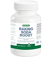 Baking Soda Boost Capsules for Alkalinity & Immunity – Organic Use Sodium Bicarbonate Aluminum Fr...