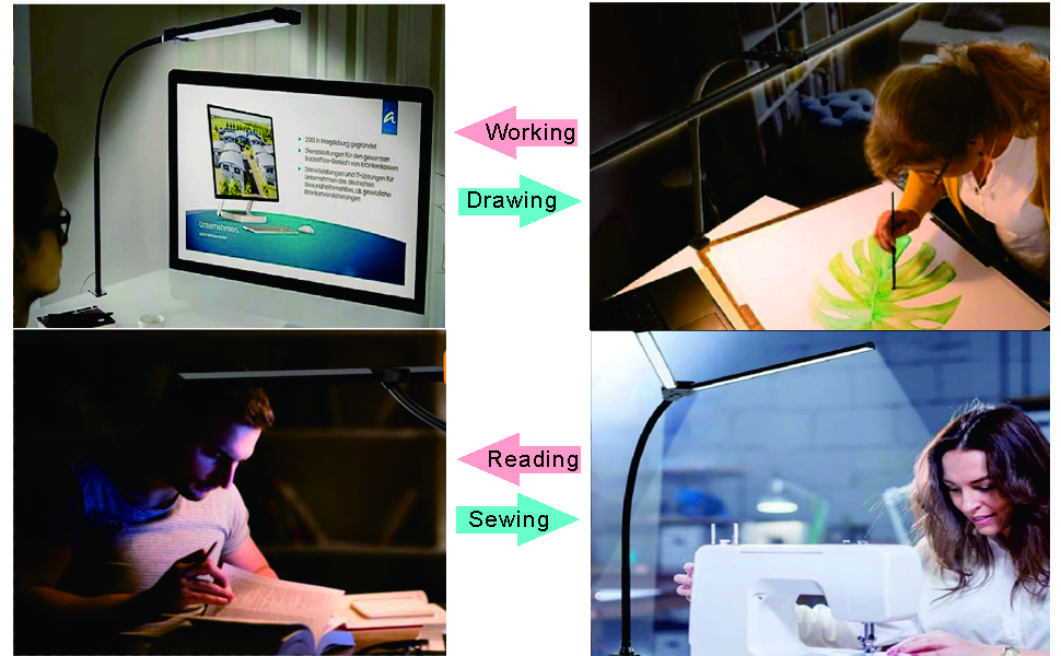 LED desk lamp for office