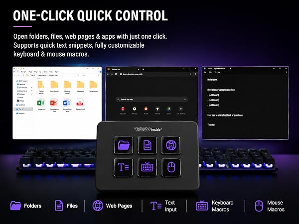 streaming deck stream macro pad keypad keyboard key custom programmable gaming shortcut customized