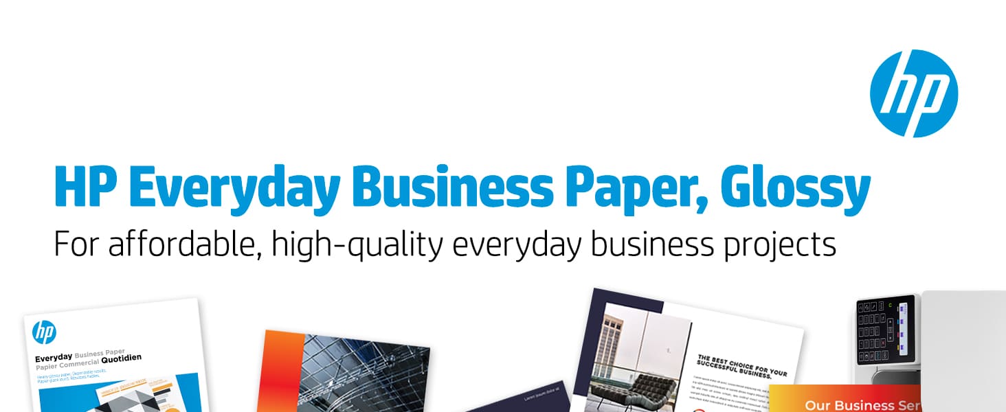 hp everyday business paper glossy affordable printing high quality