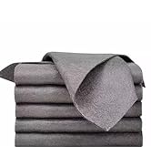 LikGuest 6 Pack Thickened Magic Cleaning Cloths, 30x30cm Reusable Microfiber Cleaning Rags, Lint-...