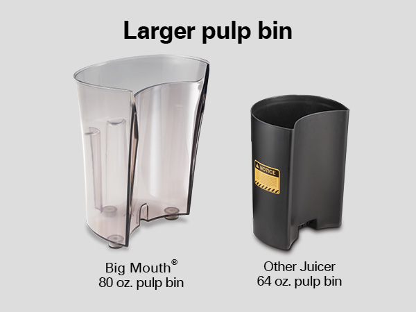 large pulp bin