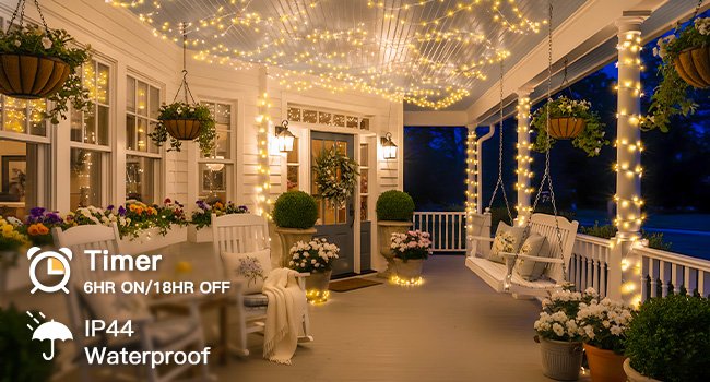 fairy lights with timer