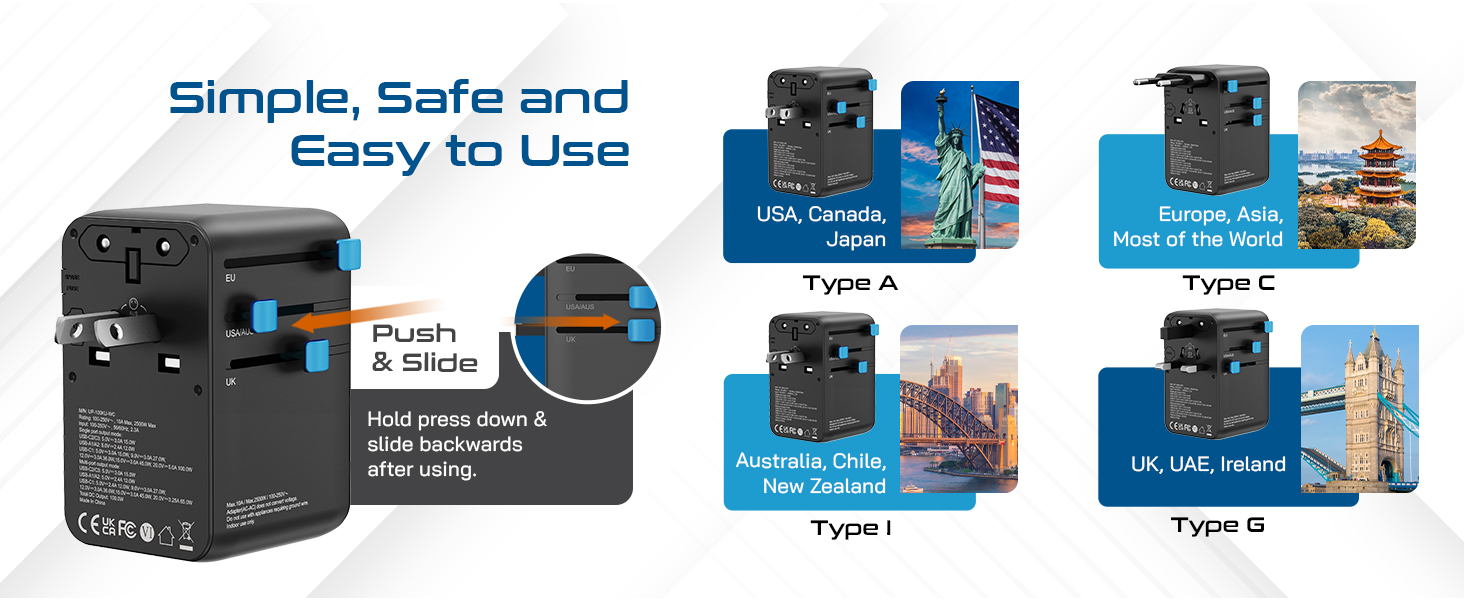 universal outlet adapter travel