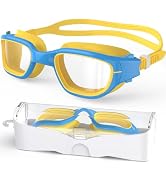 Zeligerstar Kids Swim Goggles,Swimming Goggles for Kids 6-14, Anti-Fog UV Protection Pool Goggles...