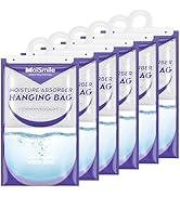 Hanging Moisture Absorbers 6 Pack Net Wt. 17.5oz/Pack, Lavender Fragrance Closet Dehumidifier Bag...