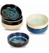 STE-CER 3.35 Inch Ceramic Soy Sauce Dish,Pinch Bowl,Small dipping bowls for Side Dishes,Appetizer...