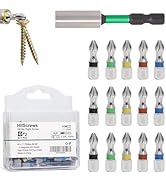 Hitscrews Magnetic Screwdriver Bits PH2#2 Set – 50 pcs S2 Steel 1