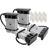 ANKG 4PCS 2-4 Gauge 175Amp Battery Quick Disconnect,12v-36v Batteries Quick Connect/Disconnect Pl...