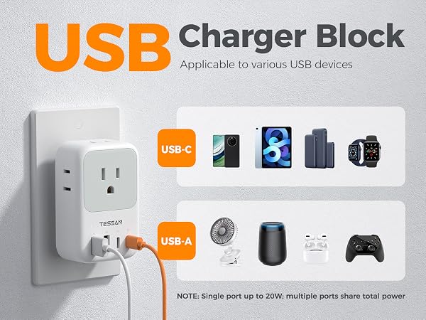 USB wall charger