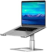 SOUNDANCE Adjustable Laptop Stand for Desk, Computer Stand, Ergonomic Laptop Riser Holder Compati...