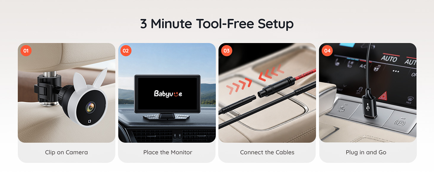 3 Minute Tool-Free Setup