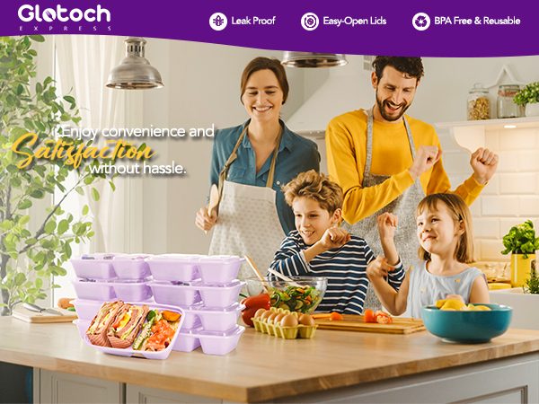 meal containers with lids