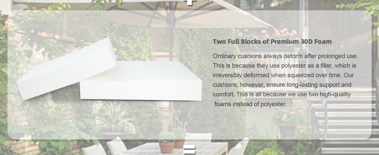 outdoor seat cushion