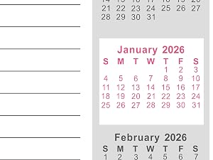 desk calendar 2026-2027 stand up 2026-2027 monthly calendar 2026-2027
