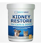 Cat and Dog Kidney Support, Natural Renal Supplements to Support Pets, Feline, Canine Healthy Kid...