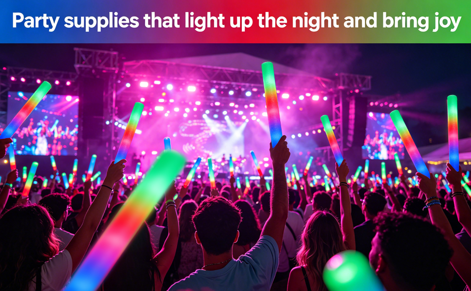 Foam glow sticks bulk