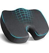 EcoNour Seat Cushions for Office Chairs | Tailbone Pain Relief Cushion for Car Seat | Sciatica, B...