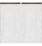 HADEEONG 2 Pack 39 x 79 Inch String Curtains for Doorway, Home Decor Sequin Glitter String Curtai...