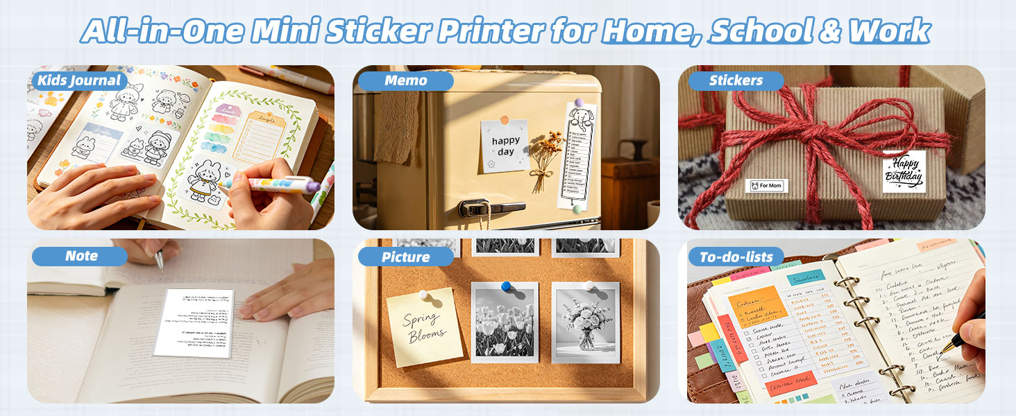 all in one mini printer for home, school and work